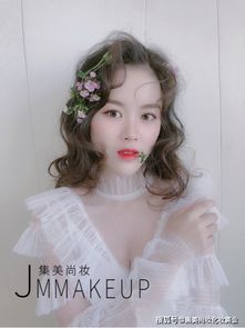 鲜花造型教材,佛山哪里学习化妆造型,新娘跟妆鲜花造型教材分享