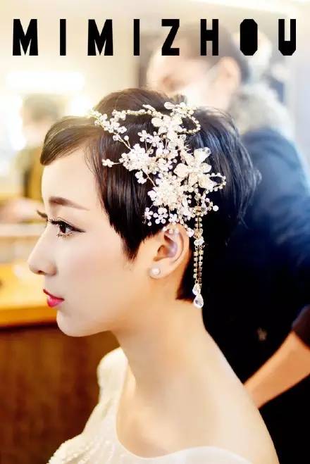 短发新娘造型,请接收